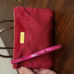 𝅺IPSY hot pink fur bag IPSY wristlet ipsy wristlet ipsy wristlet ipsy wristlet
